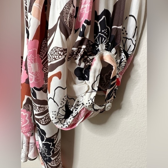 BYTIMO floral puff sleeve mini dress XS - Picture 7 of 13